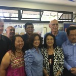 Dolores Huerta, the keynote speaker, and some local elected officals!