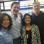 Congressman Garamendi, Dolores Huerta, and Superintendent Torlakson 